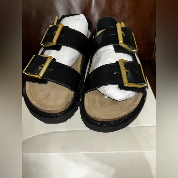 ALLSAINTS Isla buckle-detail sandals - Picture 3 of 9